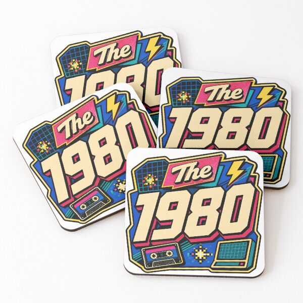 Item preview, The 1980 Retro Birthday designed and sold by RedCircleArt.