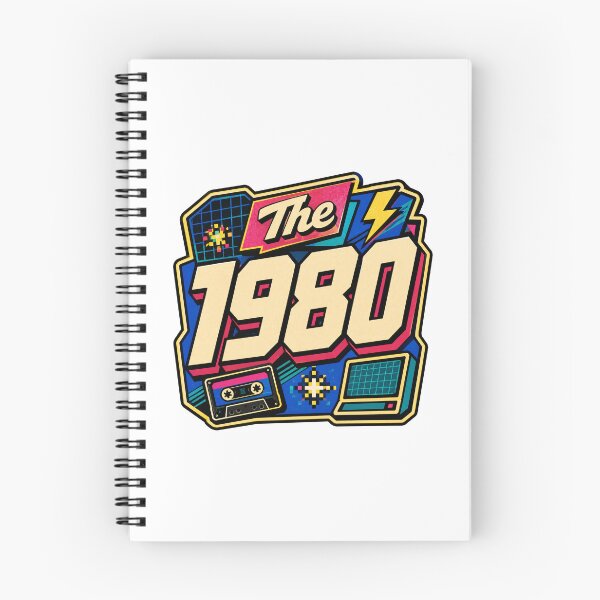 Item preview, The 1980 Retro Birthday designed and sold by RedCircleArt.