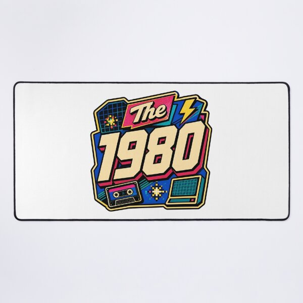 Item preview, The 1980 Retro Birthday designed and sold by RedCircleArt.