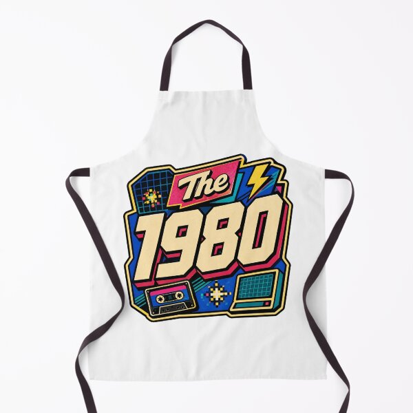Item preview, The 1980 Retro Birthday designed and sold by RedCircleArt.