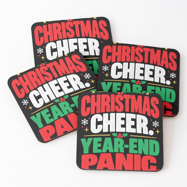 Item preview, Christmas Cheer Year-End Panic – Funny Christmas Work Design designed and sold by KeeganDykes.