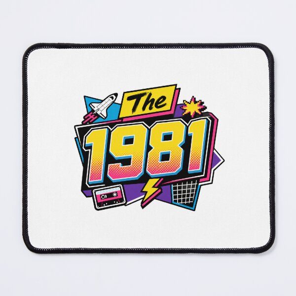 Item preview, The 1981 Retro Birthday designed and sold by RedCircleArt.