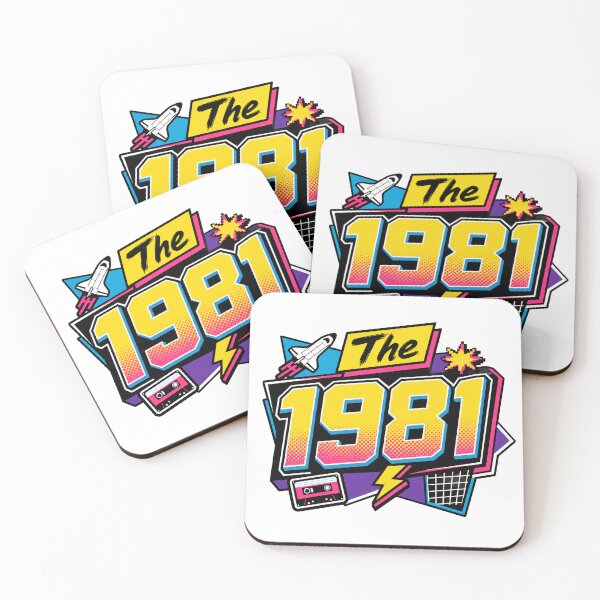 Item preview, The 1981 Retro Birthday designed and sold by RedCircleArt.