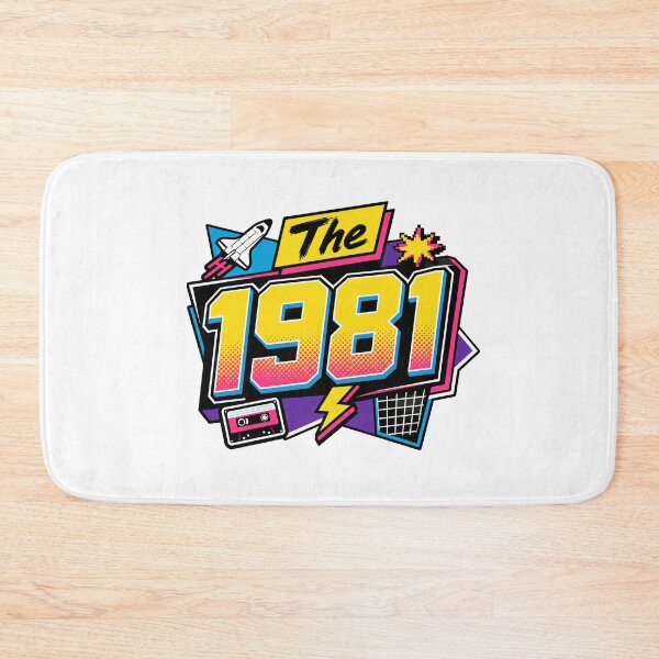 Item preview, The 1981 Retro Birthday designed and sold by RedCircleArt.