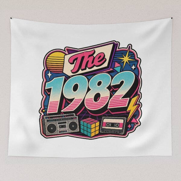 Item preview, The 1982 Neon Birthday designed and sold by RedCircleArt.