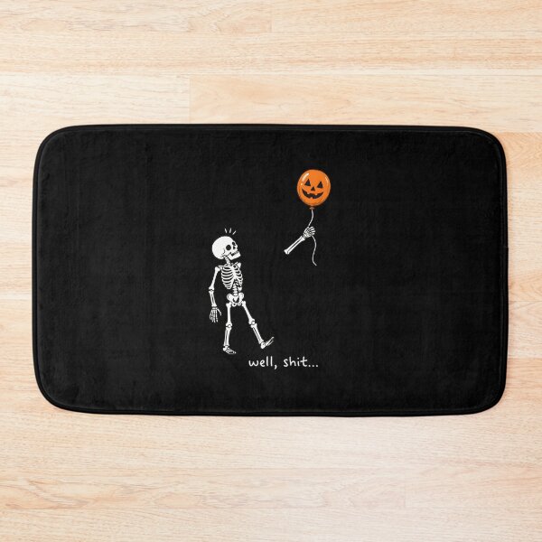 Item preview, Skeleton Loses Jack-o-lantern Balloon Funny Halloween designed and sold by OlyvieArt.