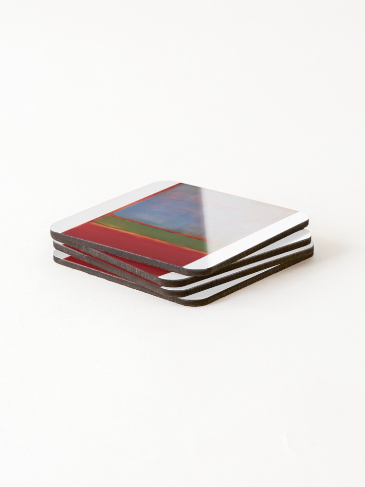 Thumbnail 4 of 5, Coasters (Set of 4), Mark Rothko abstract art - Mark Rothko paintings - Mark Rothko artwork - Mark Rothko artist - Mark Rothko modern art designed and sold by Rohyadalim.