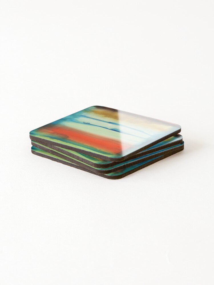 Thumbnail 4 of 5, Coasters (Set of 4), Mark Rothko abstract art - Mark Rothko paintings - Mark Rothko artwork - Mark Rothko artist - Mark Rothko modern art designed and sold by Rohyadalim.