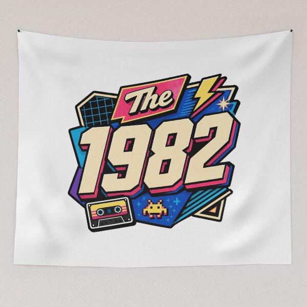 Item preview, The 1982 Pixel Birthday designed and sold by RedCircleArt.