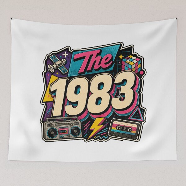 Item preview, 1983 Neon Birthday designed and sold by RedCircleArt.