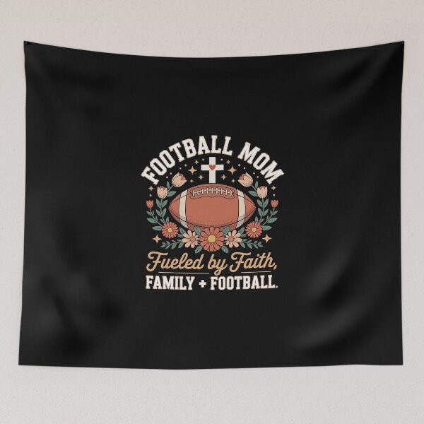 Item preview, Football Mom Fueled by Faith Family and Football Game Day designed and sold by jkrphoto.