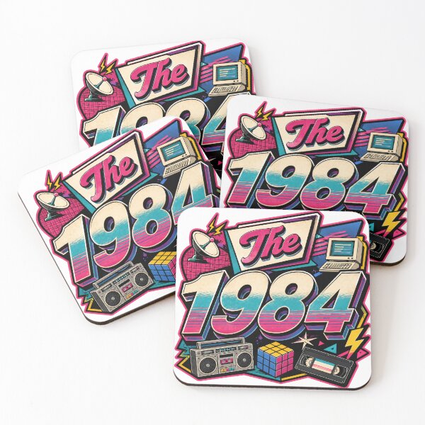 Item preview, The 1984 Retro Birthday designed and sold by RedCircleArt.