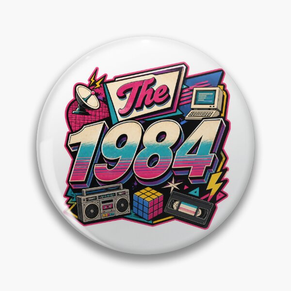 Item preview, The 1984 Retro Birthday designed and sold by RedCircleArt.