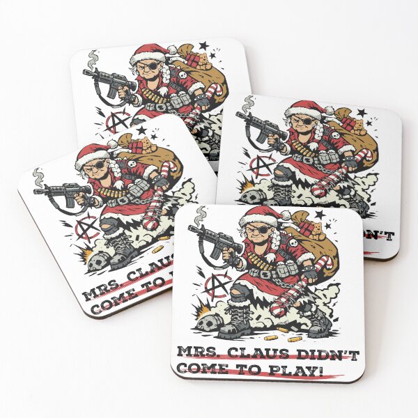 Item preview, Mrs Claus Didn't Come To Play Funny Action Christmas designed and sold by SantasPole.