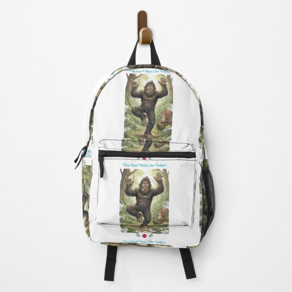 Item preview, Tree Pose? More Like Timber! – Funny Bigfoot Yoga Fail designed and sold by Whimsy Trail Co.