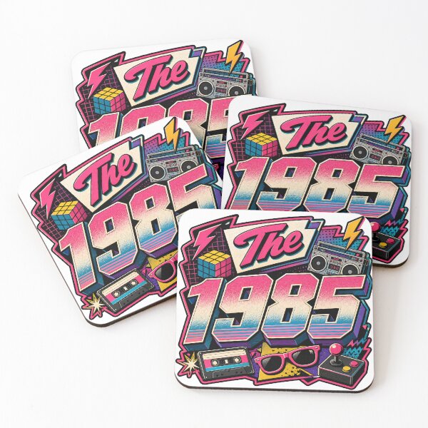 Item preview, The 1985 Neon Birthday designed and sold by RedCircleArt.