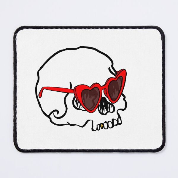 Item preview, Skull with heart Attitude designed and sold by Ziggy Outspoken.