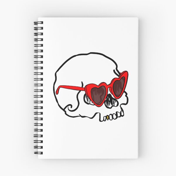 Item preview, Skull with heart Attitude designed and sold by Ziggy Outspoken.