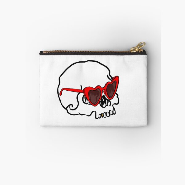 Item preview, Skull with heart Attitude designed and sold by Ziggy Outspoken.