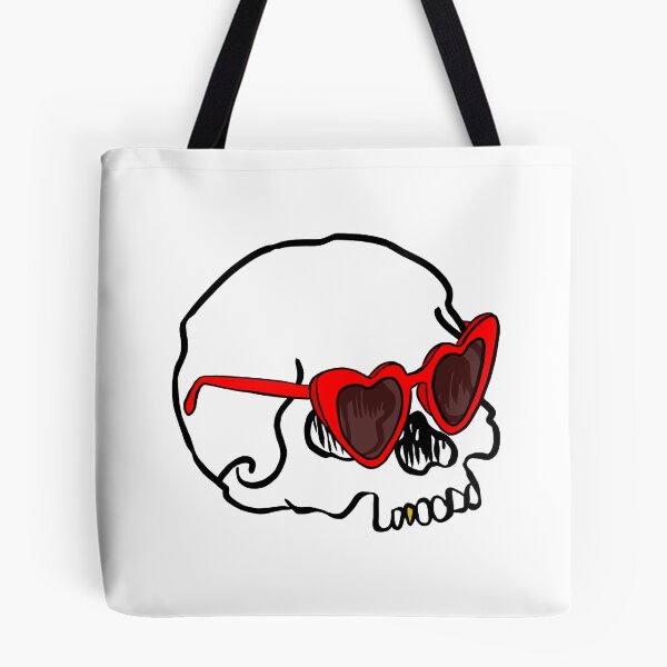 Item preview, Skull with heart Attitude designed and sold by Ziggy Outspoken.