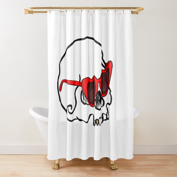 Item preview, Skull with heart Attitude designed and sold by Ziggy Outspoken.