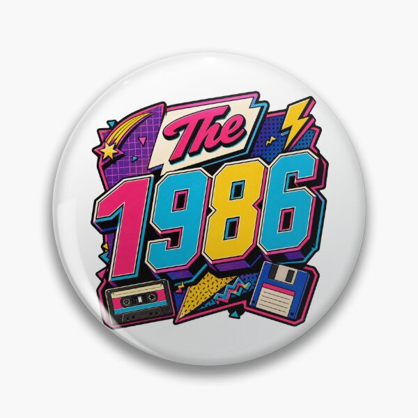 Item preview, The 1986 Neon Birthday designed and sold by RedCircleArt.