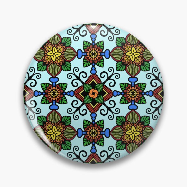 Item preview, Vibrant Mandala Batik Tapestry Pattern designed and sold by FioreDiCiliegio.