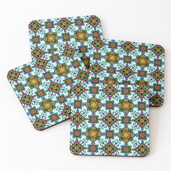 Item preview, Vibrant Mandala Batik Tapestry Pattern designed and sold by FioreDiCiliegio.