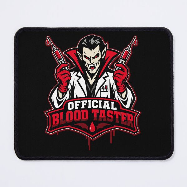 Item preview, Official Blood Taster Phlebotomist Vampire Halloween designed and sold by 3Tubes.