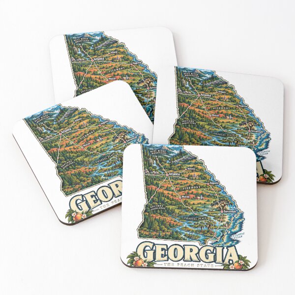 Item preview, Vintage Georgia Travel Souvenir Landmark Gift designed and sold by MichaeIRellov.