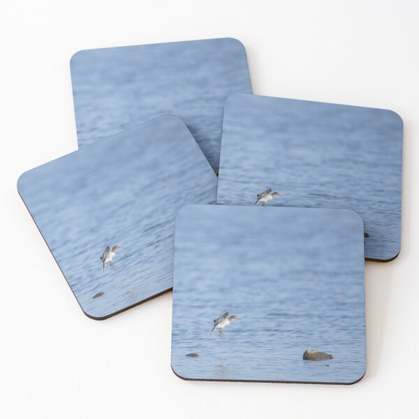 Item preview, Sandpiper Landing on Blue Water designed and sold by gabormedve.