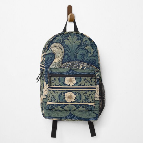 Item preview, Duck Fresco beautiful pattern ornate art after William Morris vintage design beautiful domesticated animal series designed and sold by Vintage Designs +.