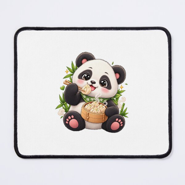 Item preview, Adorable Panda Eating Dumplings – Kawaii Dumpling Lover ?? designed and sold by UmaGCreativeCo.