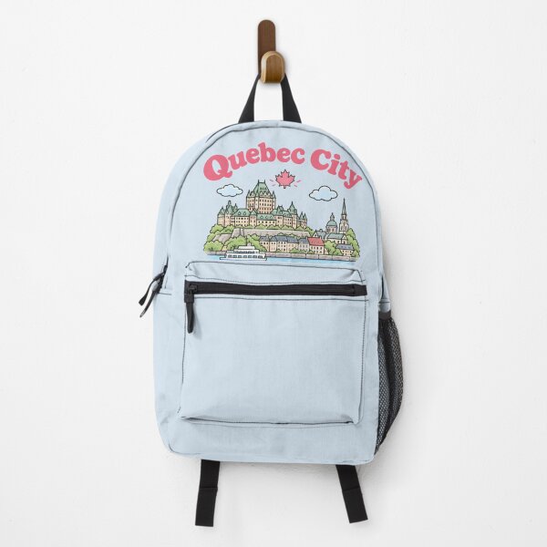 Item preview, Quebec City Canada Cute Pink Kawaii City designed and sold by HowToCanadian.