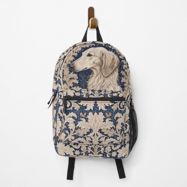 Item preview, Afghan Hound dog Fresco beautiful pattern ornate art after William Morris vintage design beautiful domesticated animal series designed and sold by Vintage Designs +.
