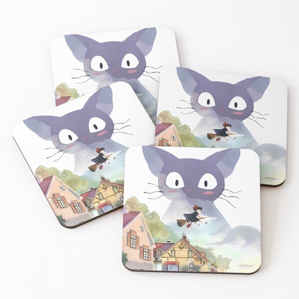 Item preview, Cute kawaii art girl [[kiki's]] cat-%[ghiblis]%- flying aways  designed and sold by ceyart00.