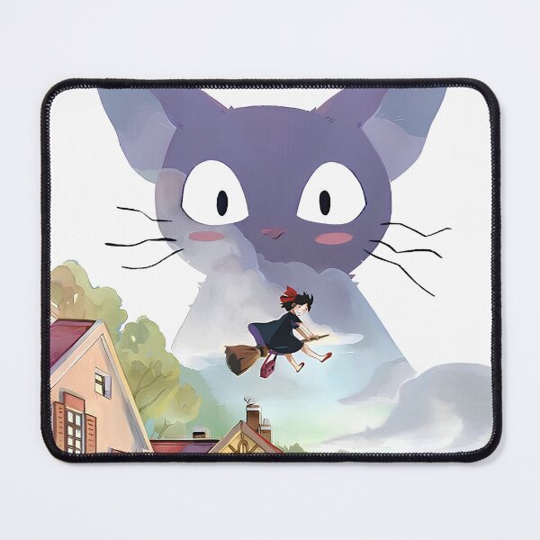 Item preview, Cute kawaii art girl [[kiki's]] cat-%[ghiblis]%- flying aways  designed and sold by ceyart00.