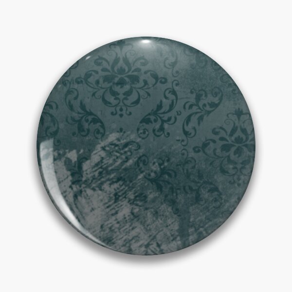 Item preview, Frosted Gothic Damask Teal Journal Page designed and sold by PapercutandSuch.