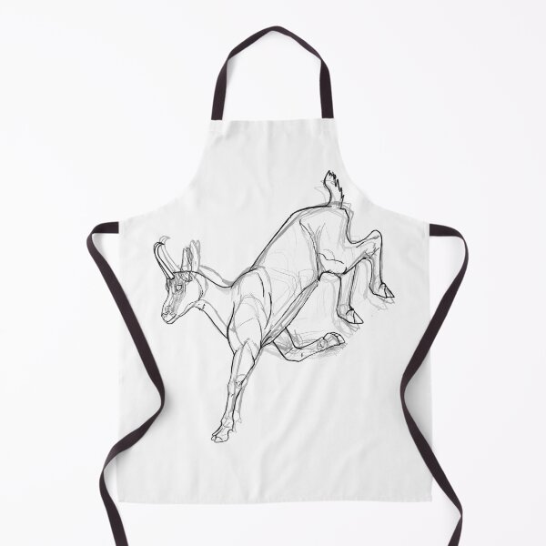 Item preview, Cute Chamois Mountain Animal Sketch designed and sold by HunzikerArt.