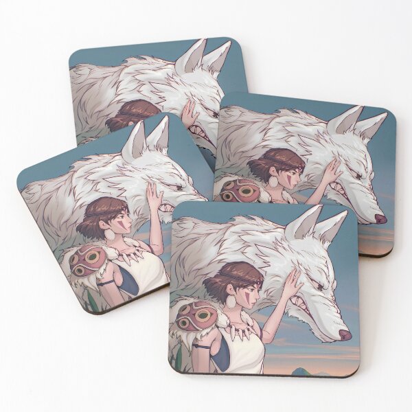 Item preview, angry wolf art [[themomonoke's]] go -%[ghiblis]%- aways designed and sold by ceyart00.