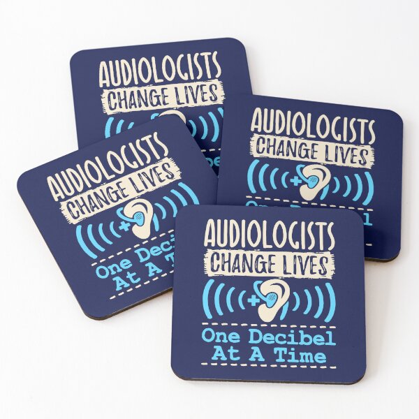 Item preview, Audiology Quote Design Audiologists Change Lives One Decibel At A Time designed and sold by jaygo.