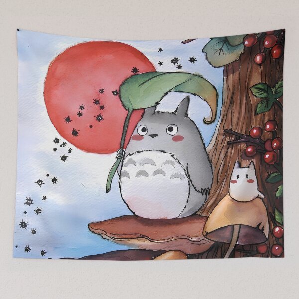Item preview, Cute kawaii art [[thetotoros]] -%[ghiblis]%- umbrella aways designed and sold by ceyart00.