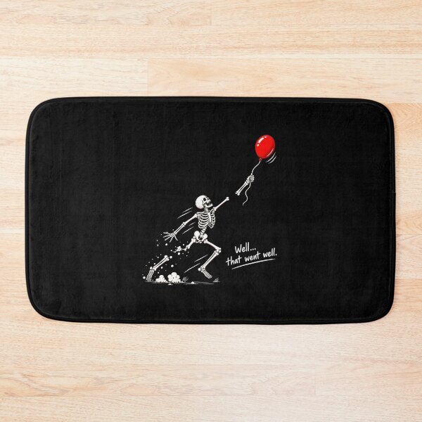 Item preview, Skeleton Reaching For Balloon Text Graphic designed and sold by OlyvieArt.