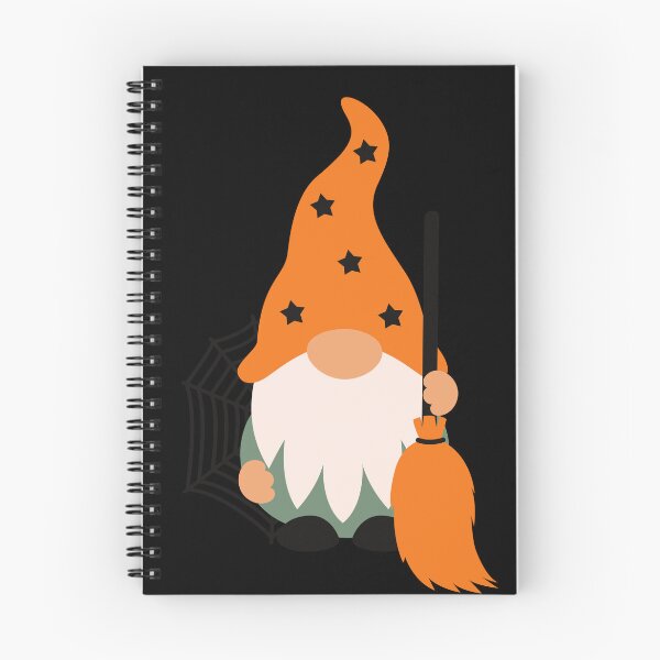 Item preview, Cute Halloween Gnome Sticker | Witch Hat Gnome with Broom | Spooky Fall Design designed and sold by BE-A-BRAND-.