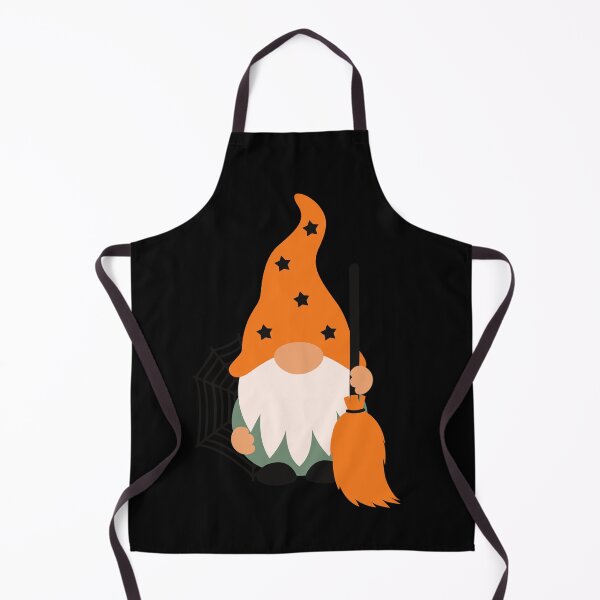 Item preview, Cute Halloween Gnome Sticker | Witch Hat Gnome with Broom | Spooky Fall Design designed and sold by BE-A-BRAND-.