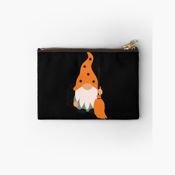 Item preview, Cute Halloween Gnome Sticker | Witch Hat Gnome with Broom | Spooky Fall Design designed and sold by BE-A-BRAND-.
