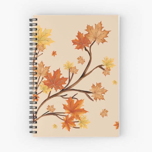 Item preview, Autumn Maple Leaves Falling Leaves Watercolor Branch designed and sold by SolutionsArt.