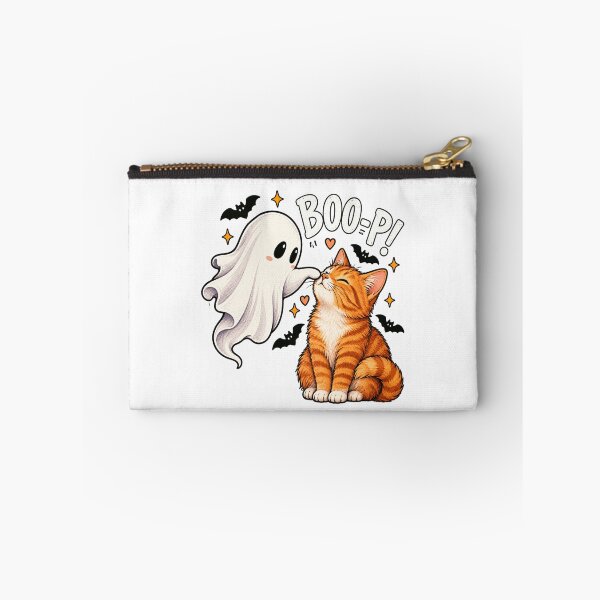 Item preview, Halloween Ghost Cat with BOO-PI designed and sold by ROUX-ART.
