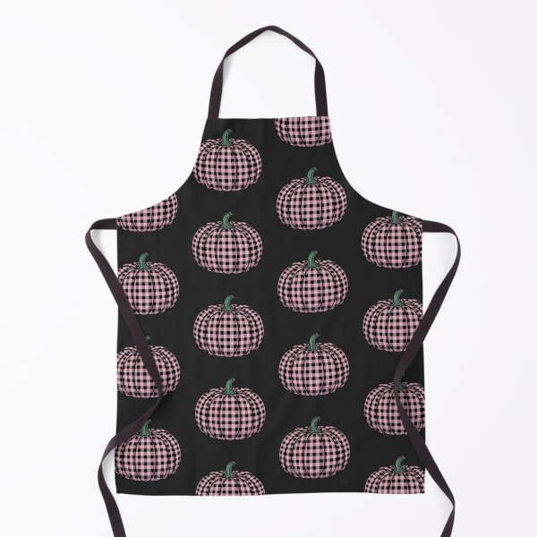Item preview, Pink and Black Buffalo Plaid Pumpkin – Trendy Fall Holiday Art designed and sold by Wennebabs.