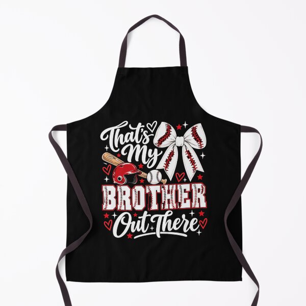 Item preview, Baseball Brother Support - That's My Brother Out There designed and sold by ROUX-ART.